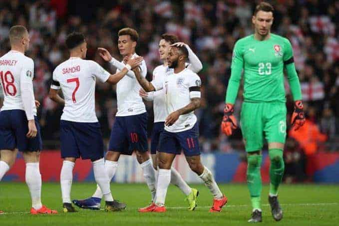 Soi kèo Cộng Hòa Séc vs Anh, 12/10/2019 - vòng loại EURO 2020