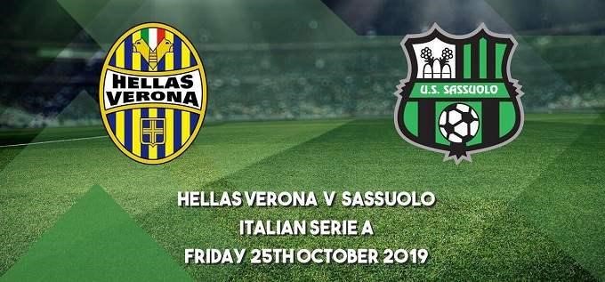Soi kèo nhà cái Hellas Verona vs Sassuolo, 26/10/2019 - VĐQG Ý [Serie A]