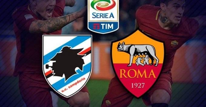 Soi keo nha cai Sampdoria vs AS Roma 20 10 2019 VDQG Y Serie A