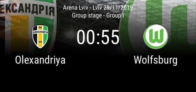 Soi kèo nhà cái Oleksandria vs Wolfsburg, 29/11/2019 - UEFA Europa League 