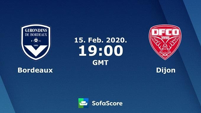 Soi keo nha cai Bordeaux vs Dijon, 16/02/2020 – VDQG Phap (Ligue 1) 