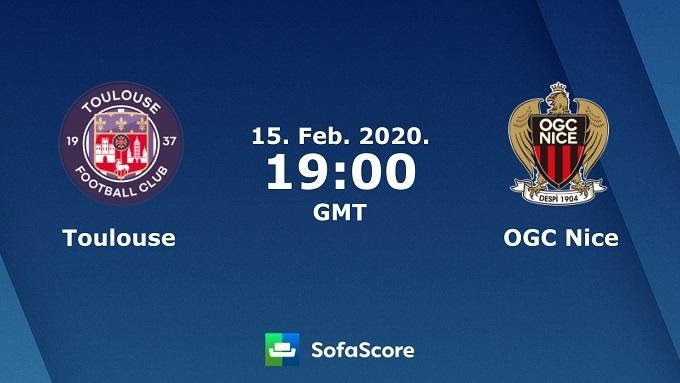 Soi keo nha cai Toulouse vs Nice, 16/02/2020 – VDQG Phap (Ligue 1) 