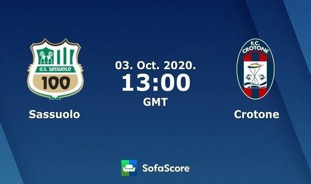 Soi kèo nhà cái Sassuolo vs Crotone, 3/10/2020 – VĐQG Ý (Serie A)