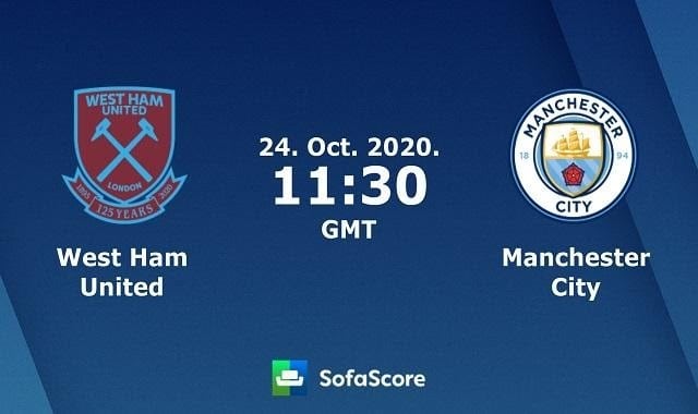 Soi keo nha cai West Ham United vs Manchester City, 24/10/2020 – Ngoai hang Anh