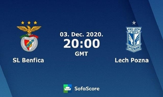 Soi kèo nhà cái Benfica vs Lech Poznań, 4/12/2020 – Cúp C2 Châu Âu
